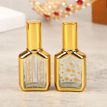 1 BUC 15ml Sticla de Aur pe Sticla de Parfum Spray Reîncărcabile Atomizor Parfum Sticle de Ambalare Container Cosmetice