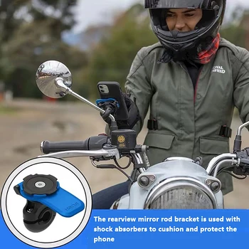 1 BUC Motocicleta Suport de Telefon Amortizor de Șoc Absorbție Modul Suportul Anti-shake Montare Suport Adaptor Accesorii Clip