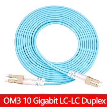 10 Gigabit OM3 LC UPC-LC UPC Duplex Multimode Fibra Cablu Patch LC Fibra Optica Patch Cord Fibra Optica Cablu
