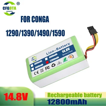100% Original 14.4 V 12800mah Li-Ion Batterij Voor Cecotec Conga 1290 1390 1490 1590 Stofzuiger Genio Deluxe 370 Gutrend Echo 520