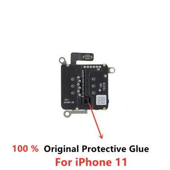 100% Original Dual Sim Card Reader conector Panglică Cablu Flex Pentru iPhone 11 Tăvița Cartelei Sim Slot Adaptor Titularul