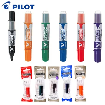 10buc PILOT Tablă Pen WBMAVBM/WBSVBM V Directe Lichid Capacitate Mare de Cerneală Tablă Pen Interschimbabile Core WBS-VBM