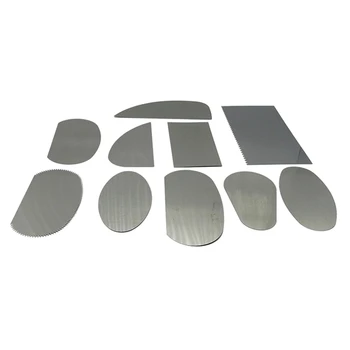 10BUC Ruginite de Tablă de Oțel Polimer Lut Sculptura Detaliu de Reparații de Cuțit de Decupare Instrumentul de Material Ceramic