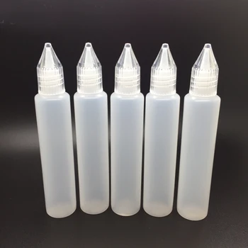 10buc Sticla de Suc 15ml 30ml Vape Drip tip de Plastic de Stocare Lichid Compresibil Dropper