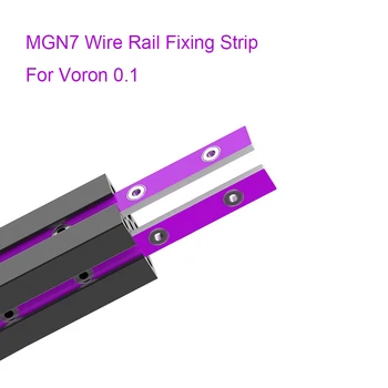 10buc Sârmă Feroviar Titularul Violet PCB din fibra de sticla, pentru Voron 0.1 1515 din Aluminiu Extrudare Profil MGN7 Suportului conductei de distribuție Imprimantă 3D Piese