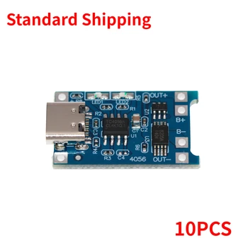 10BUC TP4056 1A Baterie de Litiu de Încărcare Bord Modulul de Protecție de Încărcare 2in1 5V pentru Micro USB / Tip-C
