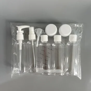 11pcs/set Reîncărcabile Sticle de Plastic Transparent Parfum cu Atomizor Mini Gol Sticla cu Pulverizator Portabil de Călătorie Accesorii
