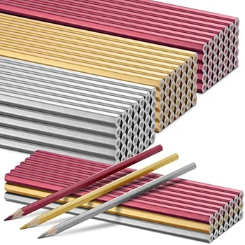 120 Buc Sudori Creion Metalic, Creion De Marcat Hex Metalice Colorate, Instrumente Pentru Marcare De Consumabile Pentru Instalator Framer Carpenter
