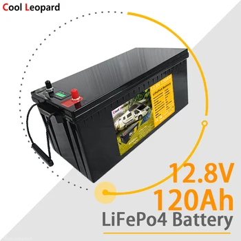 12V 120Ah LiFePO4 baterie Litiu Fosfat de Baterie Built-in BMS de Generare a energiei Solare Sistem Este Potrivit Pentru RV Standby de Alimentare