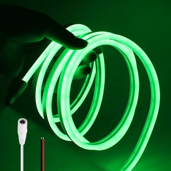 12V Lumina de Neon Benzi cu LED-uri SMD 2835 120LEDs/M IP67 rezistent la apa DIY Silicon Flexibil Semn de Neon Alb Cald Alb Roșu Verde Albastru Coarda