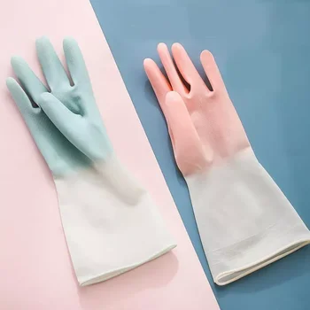 1Pair Silicon Mănuși de Curățare de spălat Vase Mănuși de Curățare Curățător de Spălat Vase Burete, Mănuși de Cauciuc Instrumente de Curățare
