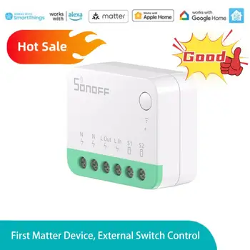 1~20BUC SONOFF MINIR4M Contează Wifi Smart Switch Mini Acasă de Automatizare Modulul de Conexiune Locală Pentru Alexa Google Acasa SmartThings