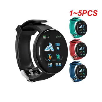 1~5PCS Ceas Inteligent Monitor de Ritm Cardiac Bărbați Femei Smartwatch Rotund Fitness Digitale Ceasuri pentru Barbati Femei Brățară Band PK D20