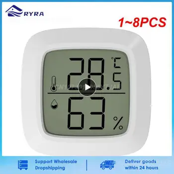 1~8PCS Mini LCD Digital de Interior Convenabil Senzor de Temperatură și Umiditate Metru Termometru Higrometru cu Ecartament
