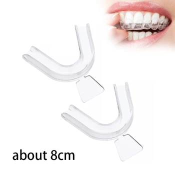 2 buc Termoformare Albirea Dintilor Instrument Moldable Dentare Atelă Dinți Tăvi Acasă Îngrijire Orală Gel de Albire Proteză