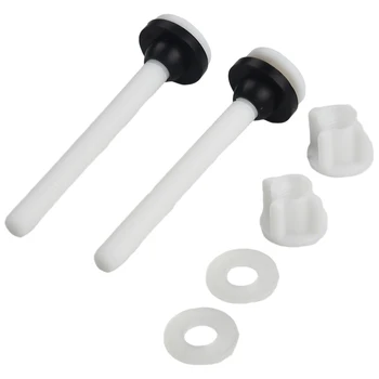 2 Bucăți Scaunul De Toaletă Din Plastic Balama Șuruburile Și Piulițele, Șaibele Pentru Montare Pentru Fixare Și Repara Scaunul De Toaletă