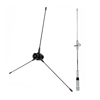 2 Set Accesorii Piese Electronice :1 Set de Antenă UHF-F 10-1300Mhz Antena & 1 Set Antena Dual Band UHF / VHF 144/430Mhz 2.15