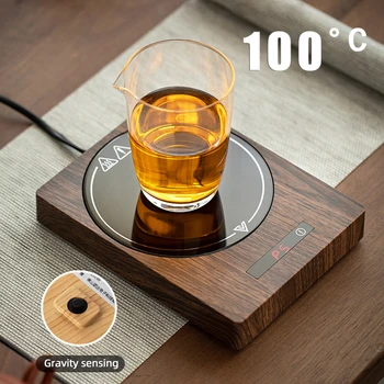 200W Cupa Incalzitor Cana de Cafea mai Cald La 100°C Ceai Fierbinte Maker 5 Viteze Cald Coaster Încălzire Pad Placă Electric Fierbinte Pentru Ceai Lapte 220V