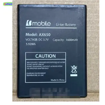 2020 3.7 v 1600mah AX650 baterie pentru BMOBILE AX650 Smartphone baterii