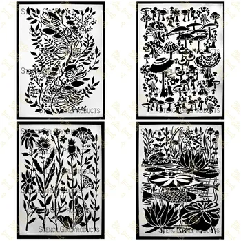 2023 New Sosire Floarea-soarelui Frunze DIY Șablon Desen Pictura Scrapbooking Carte de Hârtie Relief Album Decorative Ambarcațiuni