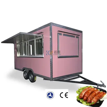 2023 Nou Hot-Dog-Cart Mobil de Alimente Trailer Australia Camioane De Vânzare Remorci de Alimentare Remorcă cu Bucătărie Completă de Echipamente