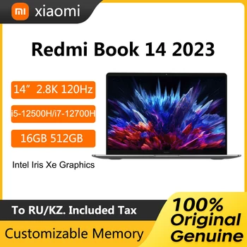 2023 Xiaomi RedmiBook 14 Laptop De 14 Inch 2.8 K 120Hz Ultra Ecran Retina Netbook i5-12500H/i7-12700H 512GB 16GB Notebook