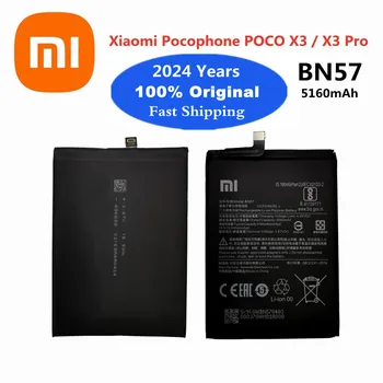2024 de Ani Originale de Înaltă Calitate Baterie BN57 Pentru Xiaomi Pocophone Poco X3 / X3 Pro NFC 5160mAh Înlocuirea Bateriilor Bateria
