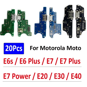 20buc/Lot，NOI Pentru Motorola Moto păstrăm e6 E40 E30 E20 E6 Plus E7 Putere Încărcător USB de Încărcare Conector Micro Bord Port Cablu Flex