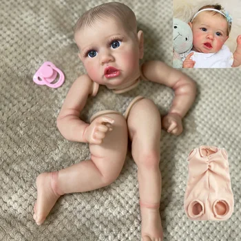 22inch Deja Pictat Papusa Reborn Părți Saskia Neasamblate Realiste pat 3D Skin Pictata cu Vene Vizibile Pânză Corpul Inclus