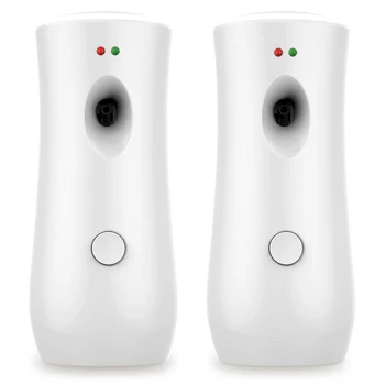 2Piece Automat de Aer Odorizant Spray-Dozator Gratuit Permanent Montat pe Perete Automata Dozator de Pulverizare Aromoterapie Masini Albe
