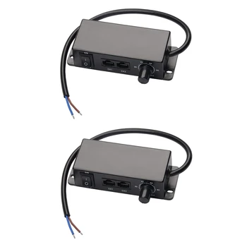 2X DC 0-10V intrerupator Seriesable Sincronizare Controller Rotativ ON/Off Pentru 0/1-10V Estompat LED Drivere Balasturi Electronice