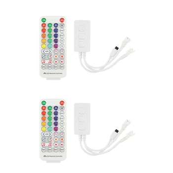 2X SP511E Wifi Muzica Controler cu LED-uri Pentru WS2812B WS2811 Adresabile Pixel RGB Bandă Dublă de Ieșire Alexa APP Voce de Control