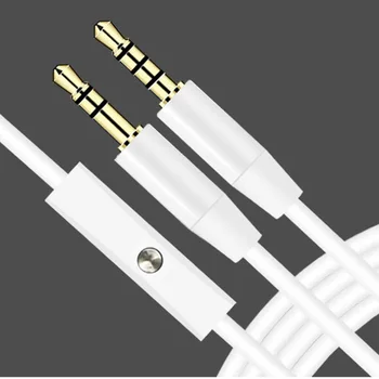 3.5 mm Audio tată Sârmă setul cu Cască de Control Conexiune Linie Audio Cablu de Extensie de 3,5 mm Extender Cablu Aux prelungitor