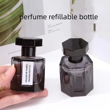 30ml Negru Gol Parfum Flacon de Sticlă de Pulverizare de Înaltă Calitate Ttravel Sticla pentru Cosmetice Recipient de Sticla de Parfum Dozator Portabil