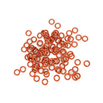3pcs Sârmă cu diametrul de 6mm roșu gel de Siliciu rezistent la apa cu inel de Etanșare O-ring OD 90mm-132 mm rezistenta la temperaturi Ridicate