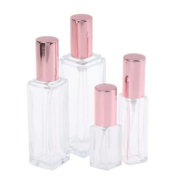 4/9/20/30ml Mini Sticlă Sticle de Spray Portabil Gol Reîncărcabile Sticla de Parfum de Călătorie Comestic Recipient cu Pulverizator din Aluminiu
