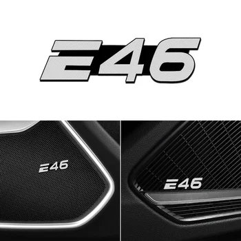 4 Buah Stiker Emblema Lencana Difuzor Stereo Difuzor din Aluminiu 3D Pentru BMW E46 2015 2018 2019 Aksesori Aksesori Mobil