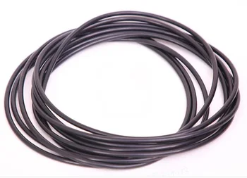 40pcs 1.8 mm diametru cablu negru din Cauciuc Butadien-Nitrilic NBR inel de izolare impermeabil bandă de cauciuc 4.5 mm-5.6 mm diametrul Exterior