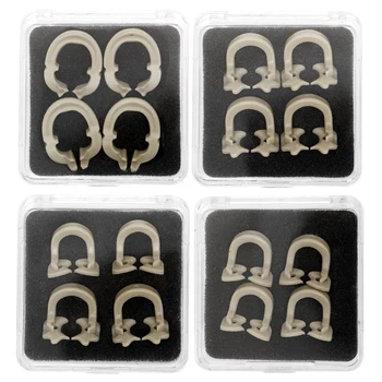 4buc/cutie Dentare Baraj de Cauciuc Clema 4 Dimensiuni vârsta adultă Copil Rășină Inel Separator Dinții temporari Clemă de a Folosi Instrumente stomatologice Autoclavabile