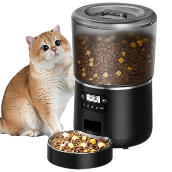 4L Pet Automate Cat Alimentator Inteligent Mâncare pentru Pisici Hrănire de la Distanță Dozator Timer WiFi Pisică și de Câine Alimentator Automat de Consumabile pentru animale de Companie