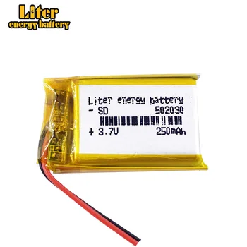 502030 bricheta baterie cu litiu 3.7 v 250MAH boxe mici punctul de lectură stilou mp3 Bluetooth baterie
