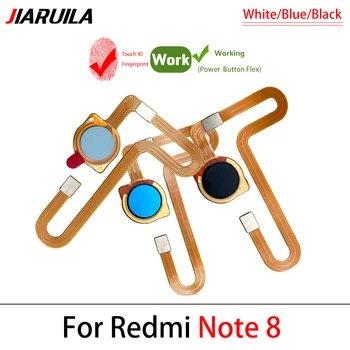 5Pcs/o mulțime Original Pentru Xiaomi Redmi Nota 9 Pro Butonul Home de Amprente Meniu Tasta de Retur Senzor Flex Cablu Pentru Redmi Nota 8 8T Pro