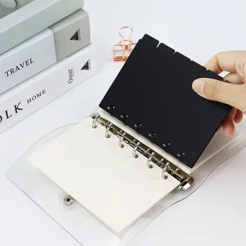 6 Buc Separator Notepad Markeri Notebook Separatoare Detașabile Liant File A7 Colorate Clipuri