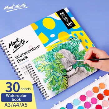 A3 A4 45 Notepad Acuarelă Notebook 160g/m2 30 de Foi de caiet de Schite pentru Desen Pictura Hârtie de Transfer Școală de Artă