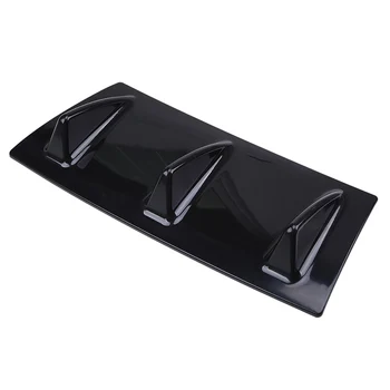 ABS Mașină Neagră Bara Spate Autocolante Universal Bara Spate de Buze Protector Rechin Difuzor Spoiler Auto Exterioare Accesorii