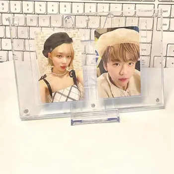 Acrilice Idol Cazul in care Cardul Nou Transparent de 3 inch Kpop Photocard Suport rezistent la apa de Afișare a fotografiilor Suport de Papetărie