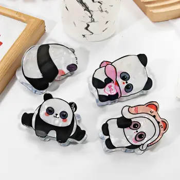 Acrilice Panda Gheare De Păr Amuzant De Mari Dimensiuni De Desene Animate De Animale De Par Clip Animal Coreeană Stil De Desene Animate Shark Clip Petrecere