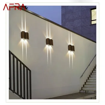 AFRA în aer liber Tranșee Aluminiu Lumina LED-uri Moderne, Terasă Lampă de Perete rezistent la apa Creativ Decorativ Pentru Verandă, Balcon, Coridor