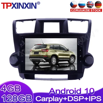 Android 128G Carplay Pentru Toyota Highlander 2009 2010 2011 2012 2013 GPS Auto Radio Recorder Player Multimedia Stereo Unitatea de Cap