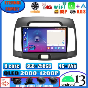 Android 13 Pentru Hyundai Elantra 4 HD 2006-2012 Capul Unitate Stereo Auto Radio Player Multimedia Navigare Carplay Auto EQ GPS DVD